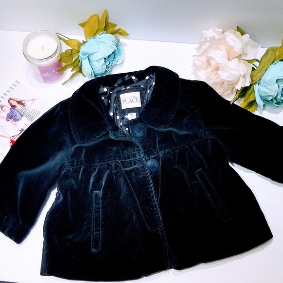 Set - The Place Velvet Jacket and Skirt. - Picture 1 of 8